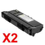 2 x Compatible Ricoh Aficio SP-100E SP-112 Toner Cartridge TYPE-SP100LS