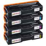 4 Pack Compatible Ricoh Aficio SP-C340 SP-C340DN Toner Cartridge Set