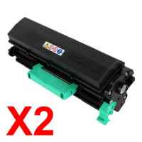 2 x Compatible Ricoh Aficio MP401SPF MP-401SPF Toner Cartridge TYPE-MP401S