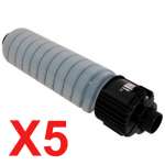 5 x Compatible Ricoh MP4054 MP5054 MP6054 Toner Cartridge TYPE-MP4054S