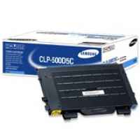 1 x Genuine Samsung CLP-500 CLP-550 Cyan Toner Cartridge CLP-500D5C