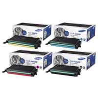 4 Pack Genuine Samsung CLP-610 CLP-660 CLX-6210 CLX-6240 Toner Cartridge Set ST907A ST886A ST925A ST960A