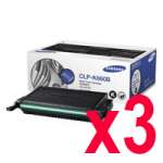 3 x Genuine Samsung CLP-610 CLP-660 CLX-6210 CLX-6240 Black Toner Cartridge CLP-K660B ST907A