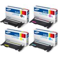 Samsung CLT-K407S CLT-C407S CLT-M407S CLT-Y407S Toner Cartridges