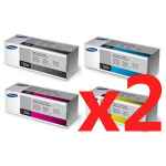 2 Lots of 4 Pack Genuine Samsung CLP-415 CLX-4170 CLX-4195 Toner Cartridge Set SU160A SU027A SU294A SU504A