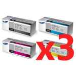 3 Lots of 4 Pack Genuine Samsung CLP-415 CLX-4170 CLX-4195 Toner Cartridge Set SU160A SU027A SU294A SU504A