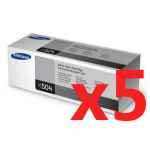 5 x Genuine Samsung CLP-415 CLX-4170 CLX-4195 Black Toner Cartridge CLT-K504S SU160A