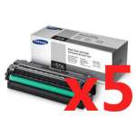 5 x Genuine Samsung CLP-680 CLX-6260 Black Toner Cartridge High Yield CLT-K506L SU173A