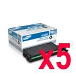 5 x Genuine Samsung CLP-620 CLP-670 CLX-6220 CLX-6250 Black Toner Cartridge CLT-K508L SU191A