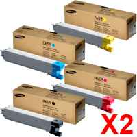 2 Lots of 4 Pack Genuine Samsung CLX-8640ND CLX-8650ND Toner Cartridge Set SU228A SU094A SU360A SU571A