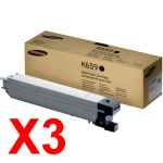 3 x Genuine Samsung CLX-8640ND CLX-8650ND Black Toner Cartridge CLT-K659S SU228A