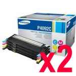 2 Lots of 4 Pack Genuine Samsung CLP-310 CLP-315 CLX-3170 CLX-3175 Toner Cartridge Set SU396A