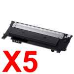 5 x Compatible Samsung SL-C430 SL-C480 Black Toner Cartridge CLT-K404S SU113A