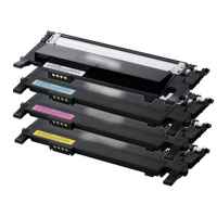 4 Pack Compatible Samsung CLP-360 CLP-365 CLX-3300 CLX-3305 Toner Cartridge Set SU377A SU120A ST986A SU254A SU464A