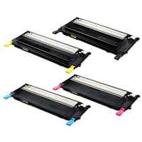 4 Pack Compatible Samsung CLP-320 CLP-325 CLX-3180 CLX-3185 Toner Cartridge Set SU388A SU132A ST998A SU266A SU476A