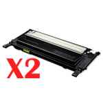 2 x Compatible Samsung CLP-320 CLP-325 CLX-3180 CLX-3185 Black Toner Cartridge CLT-K407S SU132A