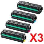 3 Lots of 4 Pack Compatible Samsung SL-C3010 SL-C3060 Toner Cartridge Set SU149A SU016A SU283A SU493A