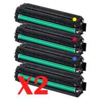 2 Lots of 4 Pack Compatible Samsung CLP-415 CLX-4170 CLX-4195 Toner Cartridge Set SU160A SU027A SU294A SU504A