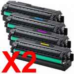 2 Lots of 4 Pack Compatible Samsung SL-C2620 SL-C2670 SL-C2680 Toner Cartridge Set High Yield SU169A SU036A SU303A SU513A