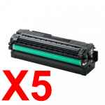 5 x Compatible Samsung SL-C2620 SL-C2670 SL-C2680 Black Toner Cartridge High Yield CLT-K505L SU169A