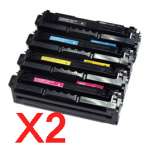 2 Lots of 4 Pack Compatible Samsung CLP-680 CLX-6260 Toner Cartridge Set High Yield SU173A SU040A SU307A SU517A