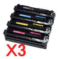 3 Lots of 4 Pack Compatible Samsung CLP-680 CLX-6260 Toner Cartridge Set High Yield SU173A SU040A SU307A SU517A