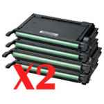 2 Lots of 4 Pack Compatible Samsung CLP-620 CLP-670 CLX-6220 CLX-6250 Toner Cartridge Set SU191A SU058A SU325A SU535A