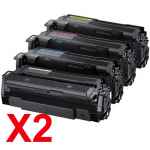2 Lots of 4 Pack Compatible Samsung SL-C4010 SL-C4060 Toner Cartridge Set SV241A SV232A SV247A SV253A