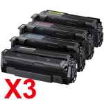 3 Lots of 4 Pack Compatible Samsung SL-C4010 SL-C4060 Toner Cartridge Set SV241A SV232A SV247A SV253A