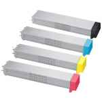 4 Pack Compatible Samsung CLX-9250 CLX-9252 CLX-9350 CLX-9352 Toner Cartridge Set