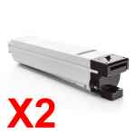 2 x Compatible Samsung CLX-8640ND CLX-8650ND Black Toner Cartridge CLT-K659S SU228A