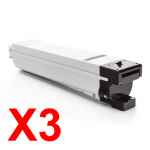 3 x Compatible Samsung CLX-8640ND CLX-8650ND Black Toner Cartridge CLT-K659S SU228A