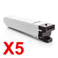5 x Compatible Samsung CLX-8640ND CLX-8650ND Black Toner Cartridge CLT-K659S SU228A