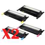 2 Lots of 4 Pack Compatible Samsung CLP-310 CLP-315 CLX-3170 CLX-3175 Toner Cartridge Set SU396A