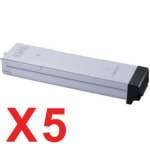 5 x Compatible Samsung CLX-8380 CLX-8380ND Black Toner Cartridge CLX-K8380A