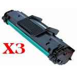 3 x Compatible Samsung ML-2010 ML-2570 Toner Cartridge ML-2010D3