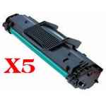 5 x Compatible Samsung ML-2010 ML-2570 Toner Cartridge ML-2010D3