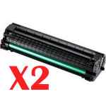 2 x Compatible Samsung ML-1660 ML-1665 ML-1860 ML-1865W SCX-3200 Toner Cartridge MLT-D104S SU748A