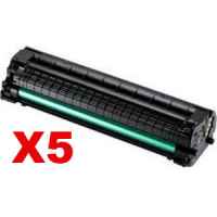 5 x Compatible Samsung ML-1660 ML-1665 ML-1860 ML-1865W SCX-3200 Toner Cartridge MLT-D104S SU748A