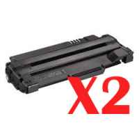 2 x Compatible Samsung ML-2540 ML-2580 ML-2545 SCX-4623 Toner Cartridge High Yield MLT-D105L SU768A
