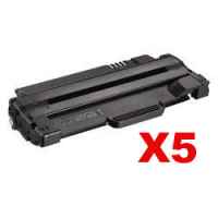 5 x Compatible Samsung ML-2540 ML-2580 ML-2545 SCX-4623 Toner Cartridge High Yield MLT-D105L SU768A