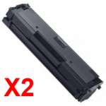 2 x Compatible Samsung SL-M2020 SL-M2020W SL-M2070 SL-M2070FW Toner Cartridge MLT-D111S SU812A