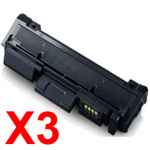 3 x Compatible Samsung SL-M2825DW SL-M2875FW Toner Cartridge High Yield MLT-D116L SU830A