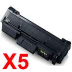 5 x Compatible Samsung SL-M2825DW SL-M2875FW Toner Cartridge High Yield MLT-D116L SU830A