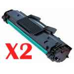 2 x Compatible Samsung SCX-4725 SCX-4725F Toner Cartridge SCX-D4725A