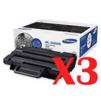 3 x Genuine Samsung ML-2850 ML-2851 Toner Cartridge ML-D2850B SU656A