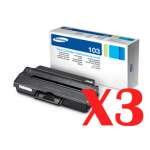 3 x Genuine Samsung ML-2950 ML-2955 SCX-4729 Toner Cartridge High Yield MLT-D103L SU718A