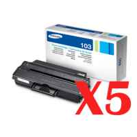 5 x Genuine Samsung ML-2950 ML-2955 SCX-4729 Toner Cartridge High Yield MLT-D103L SU718A