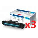 3 x Genuine Samsung SCX-4655 SCX-4655F Toner Cartridge MLT-D117S SU853A