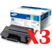 3 x Genuine Samsung ML-3310 ML-3710 SCX-4833 SCX-5637 SCX-5737 Toner Cartridge High Yield MLT-D205L SU965A